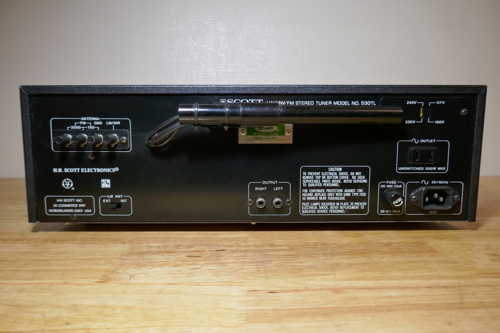 tuner radio scott 530TL vintage occasion