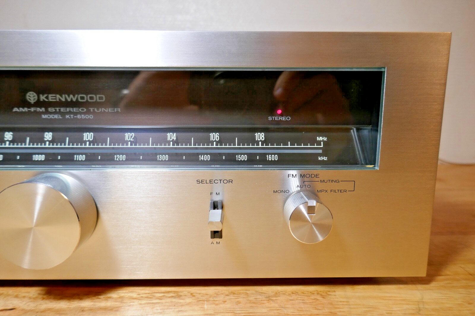 tuner radio kenwood kt-6500 vintage occasion