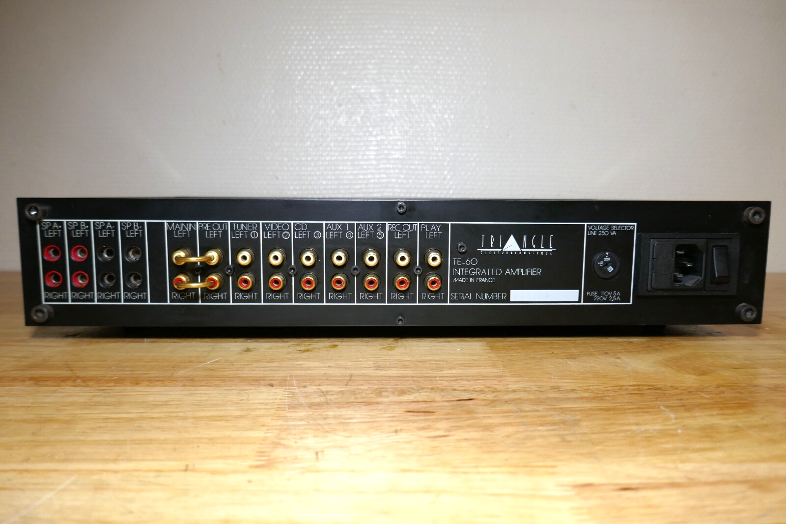 amplificateur amplifier triangle TE-60 vintage occasion
