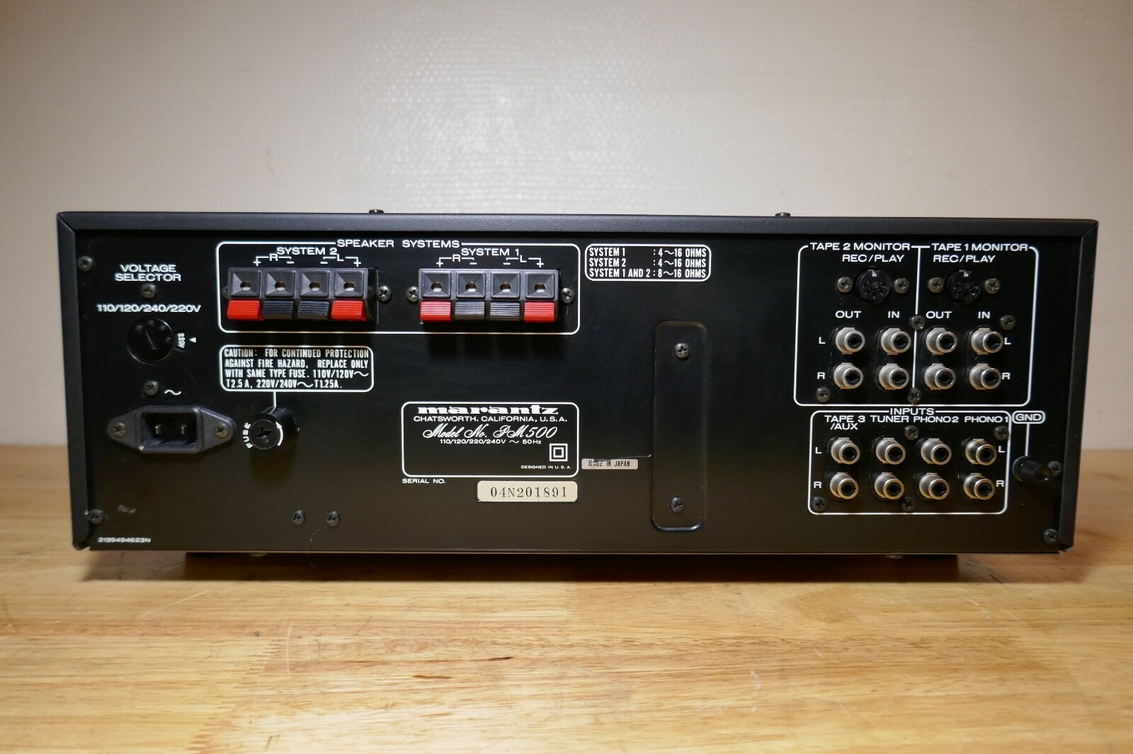 amplificateur amplifier marantz pm 500 vintage occasion