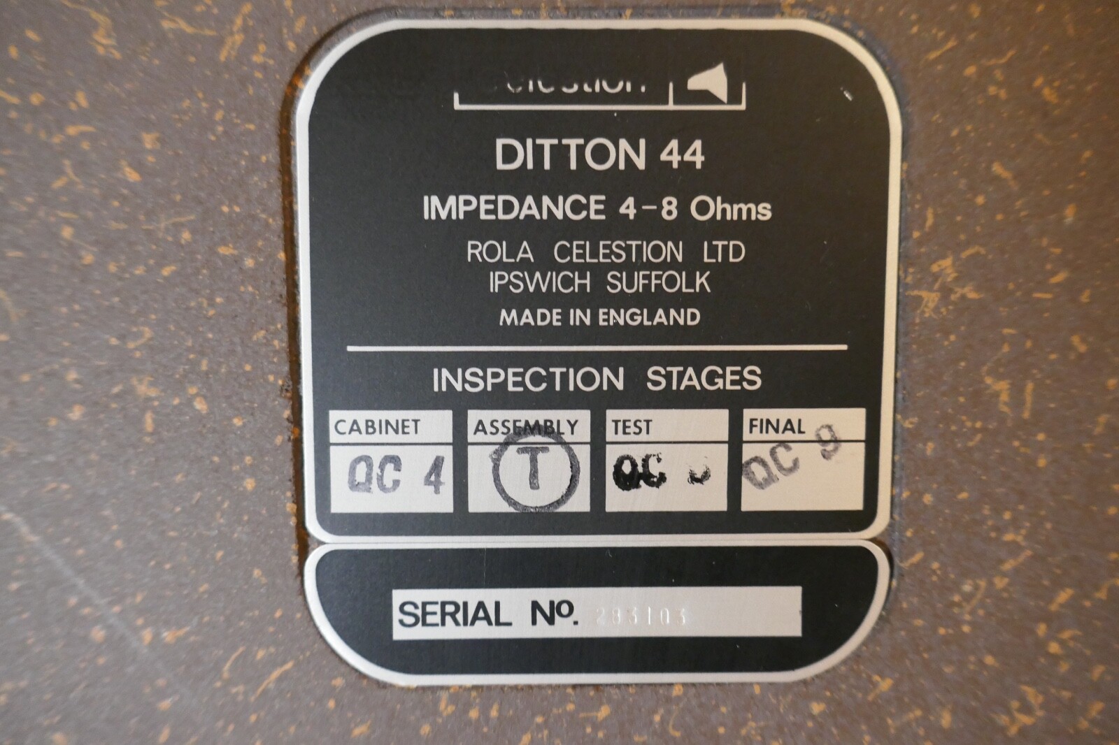 enceintes speakers Celestion Ditton 44 vintage occasion