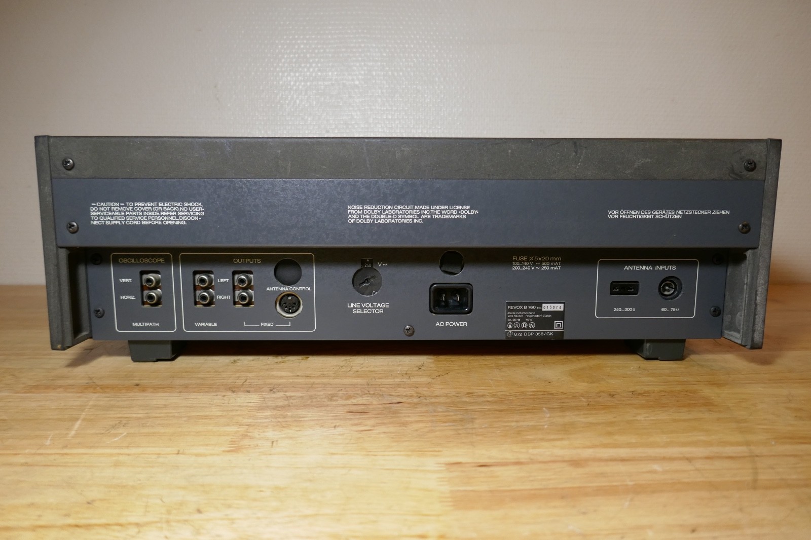 Revox b160 fm tuner - Photo, audio & vidéo