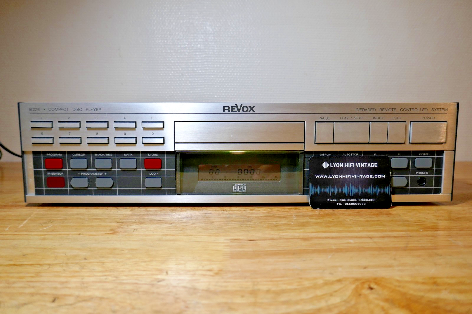 lecteur compact disc player revox B 226 vintage occasion