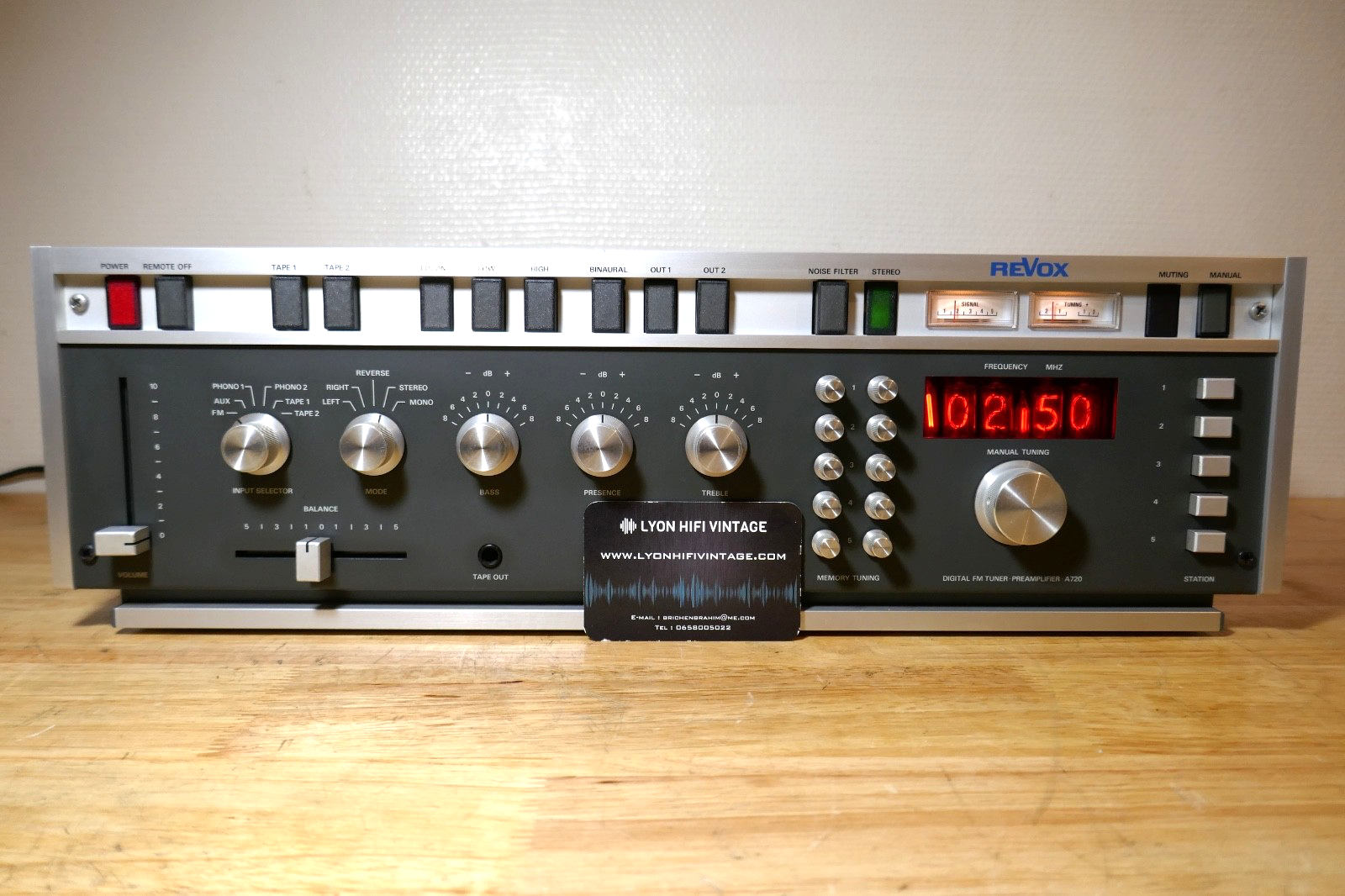 pre-amplificateur pre-amplifier revox A 720 vintage occasion
