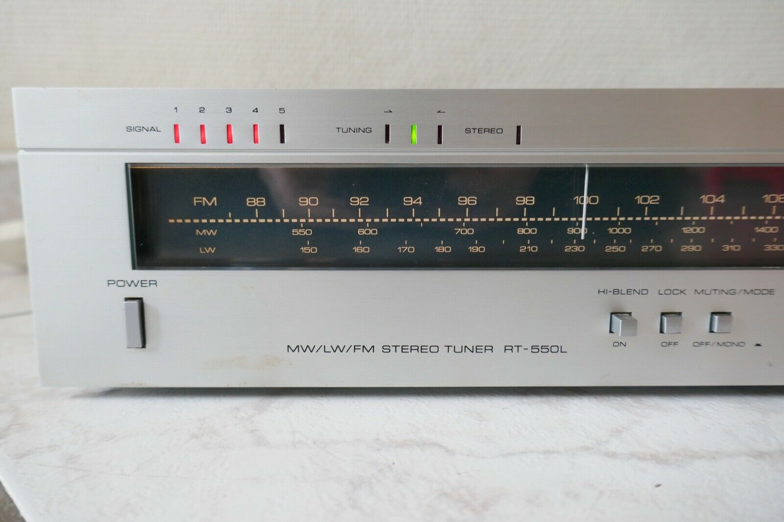 tuner radio rotel RT-550L vintage occasion