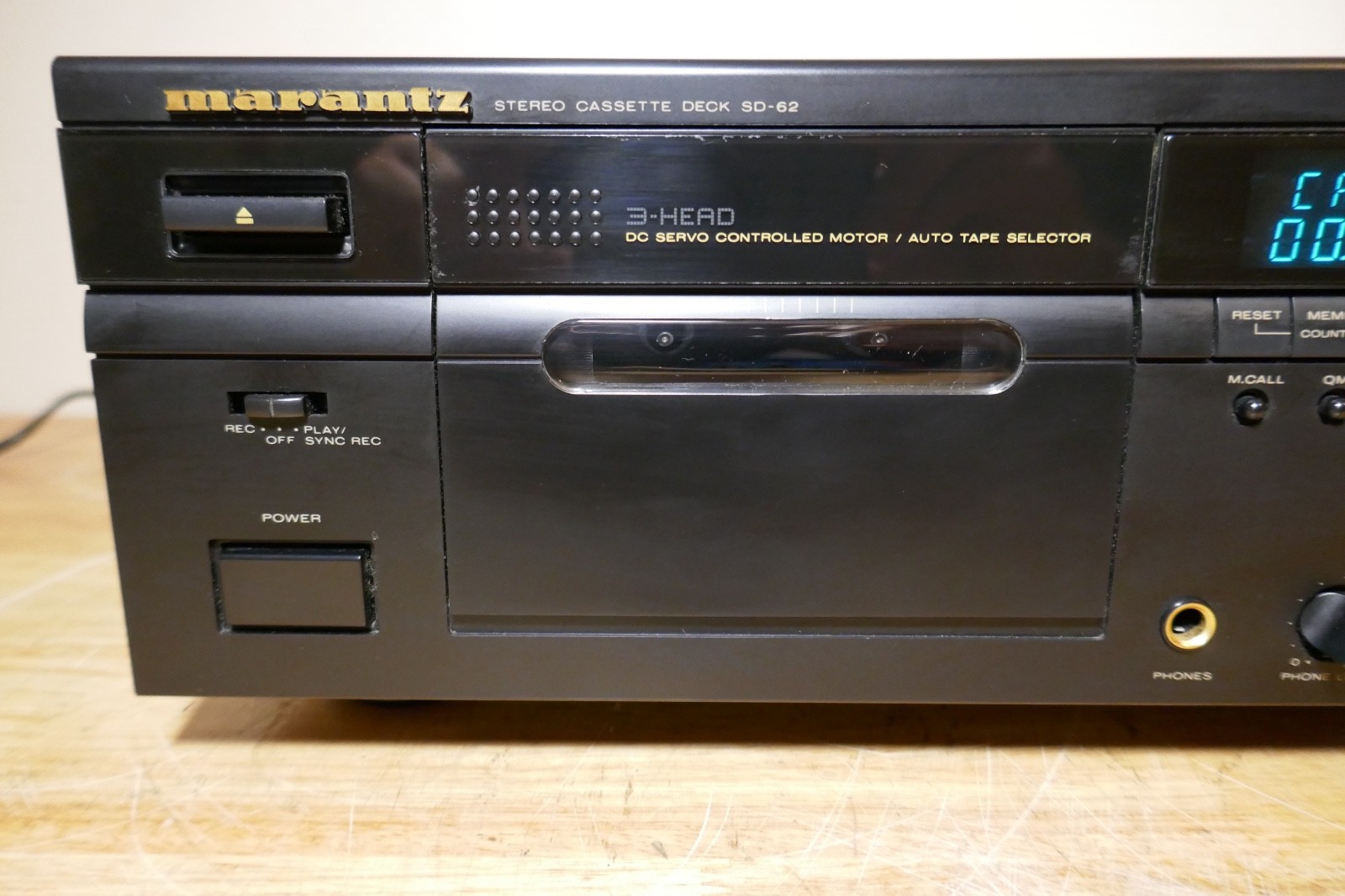 LECTEUR DE CASSETTE MARANTZ STEREO CASSETTE TAPE DECK SD-62