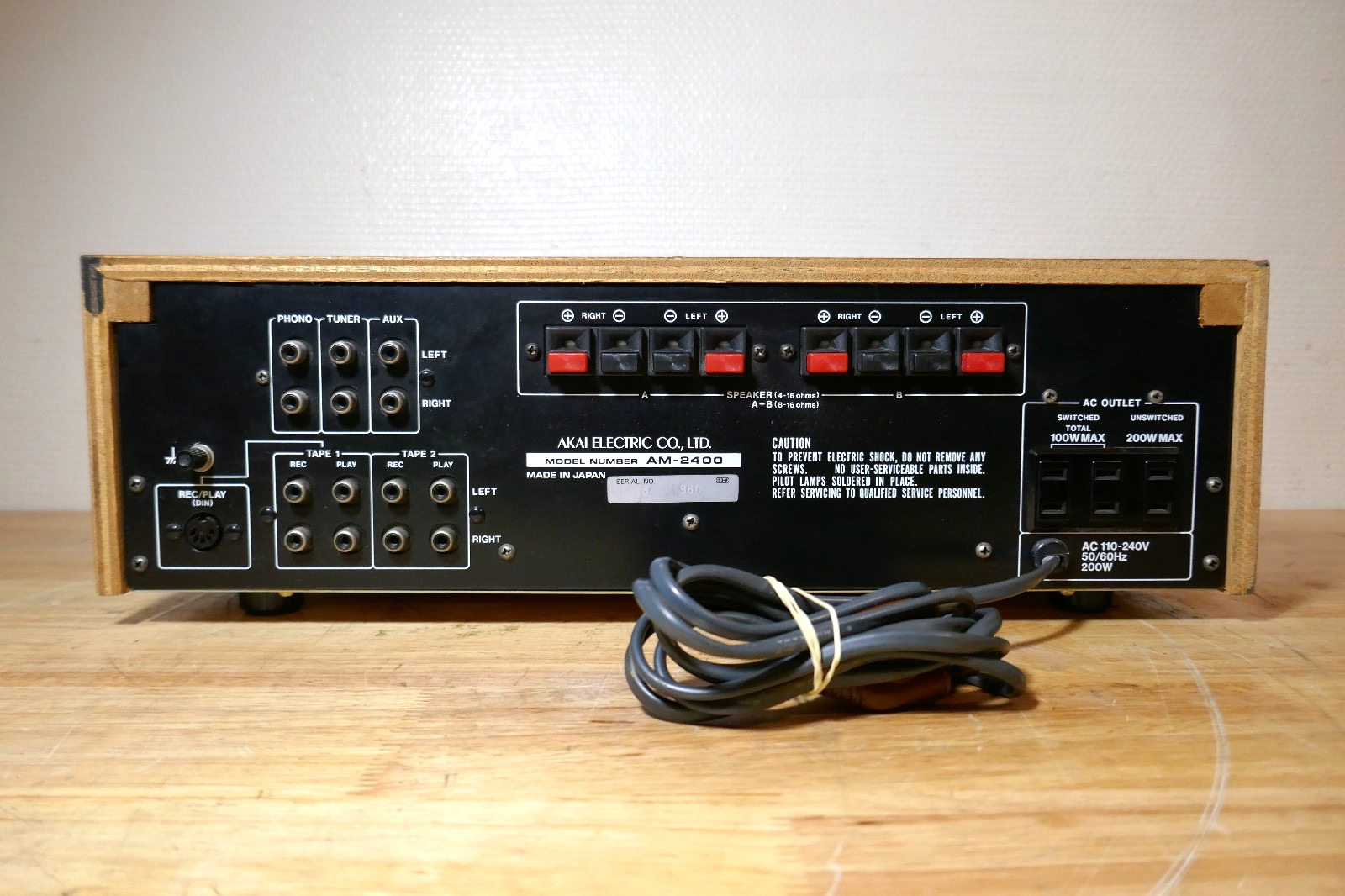 amplificateur amplifier Akai am-2400 vintage occasion