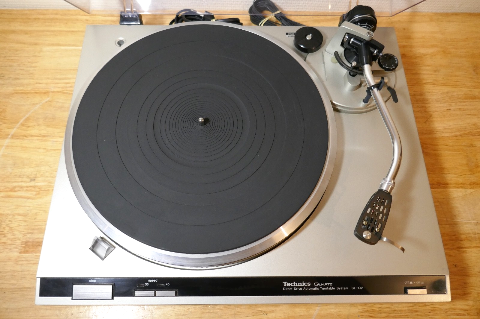 platine vinyle turntable technics sl-q2 vintage occasion