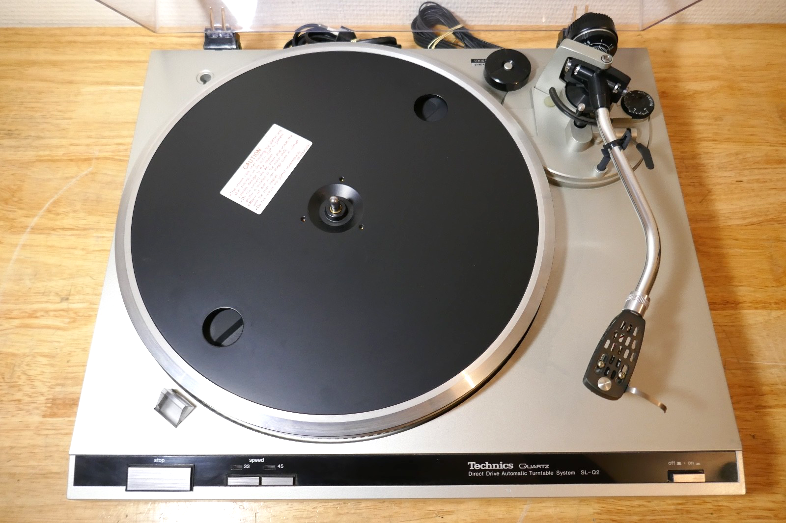 platine vinyle turntable technics sl-q2 vintage occasion