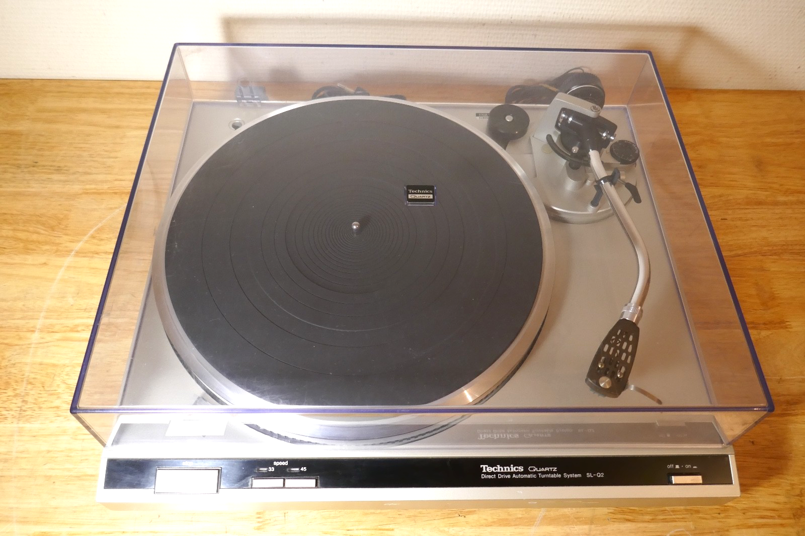 platine vinyle turntable technics sl-q2 vintage occasion