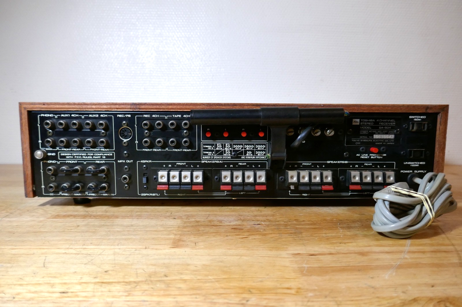 amplificateur amplifier Toshiba sa-504 vintage occasion