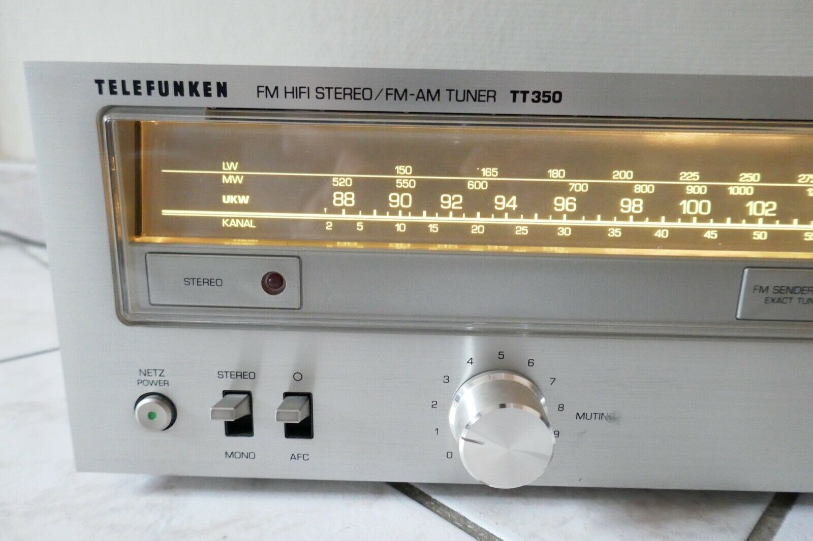 tuner radio telefunken TT350 vintage occasion