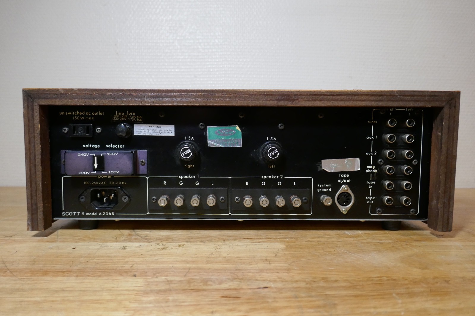 amplificateur amplifier Scott A236S vintage occasion