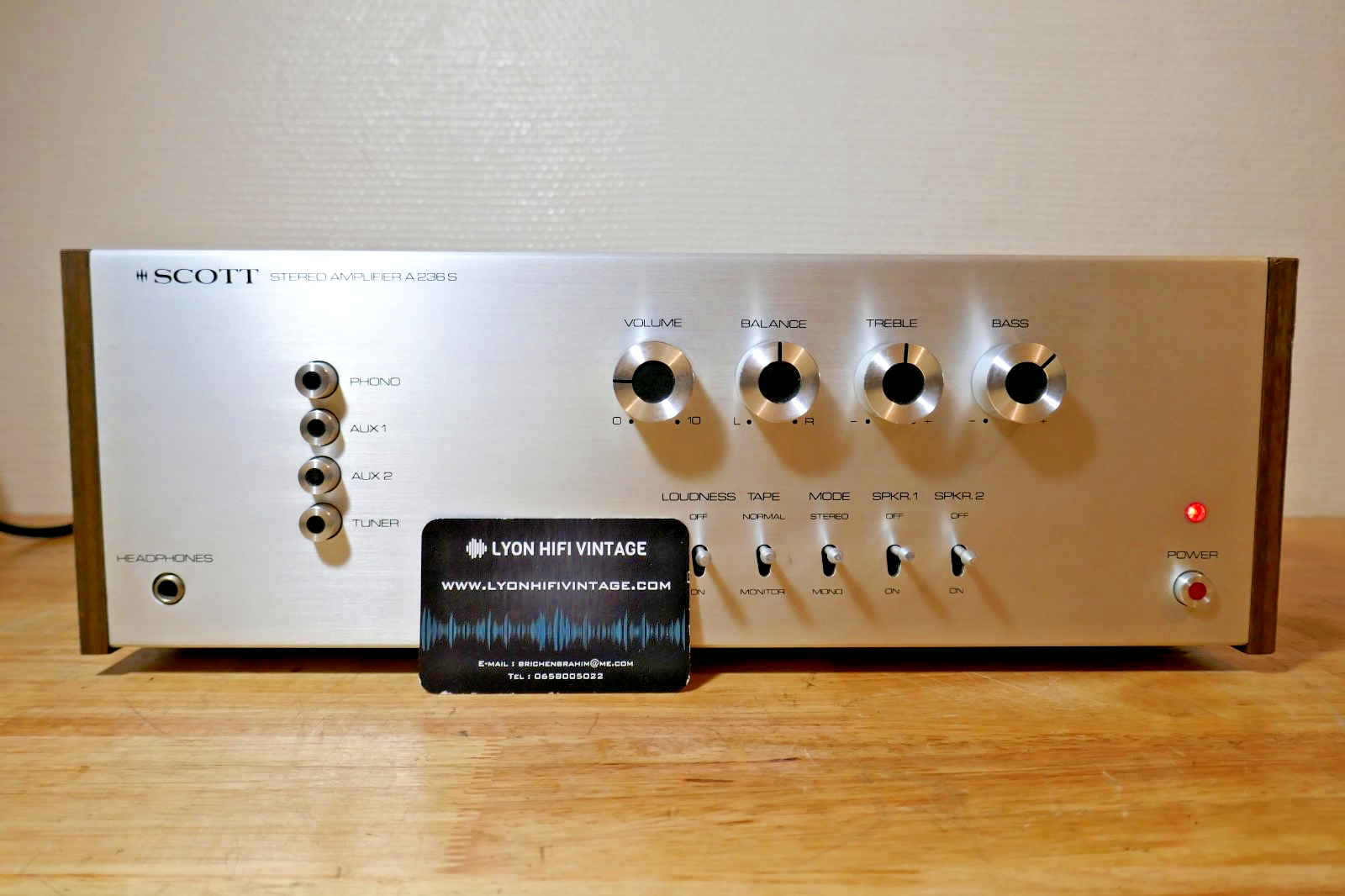 amplificateur amplifier Scott A236S vintage occasion
