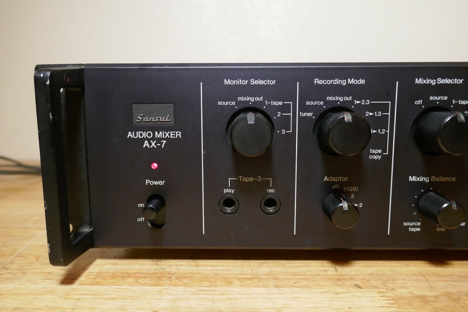 Mixer Audio Mixeur Sansui AX-7 Vintage Occasion