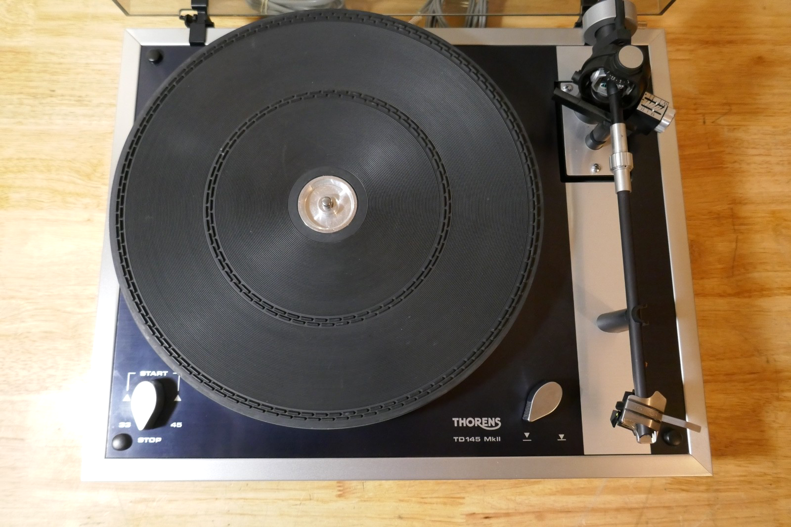 platine vinyle turntable Thorens td 145 mkII vintage occasion