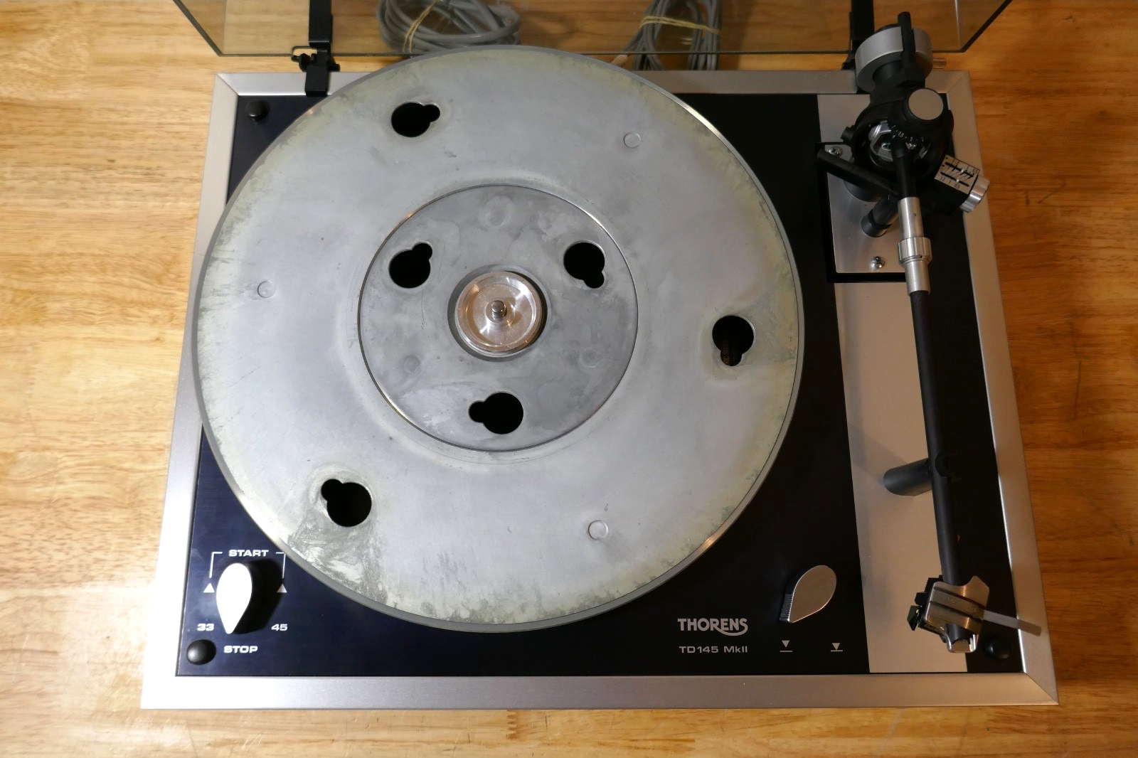 platine vinyle turntable Thorens td 145 mkII vintage occasion