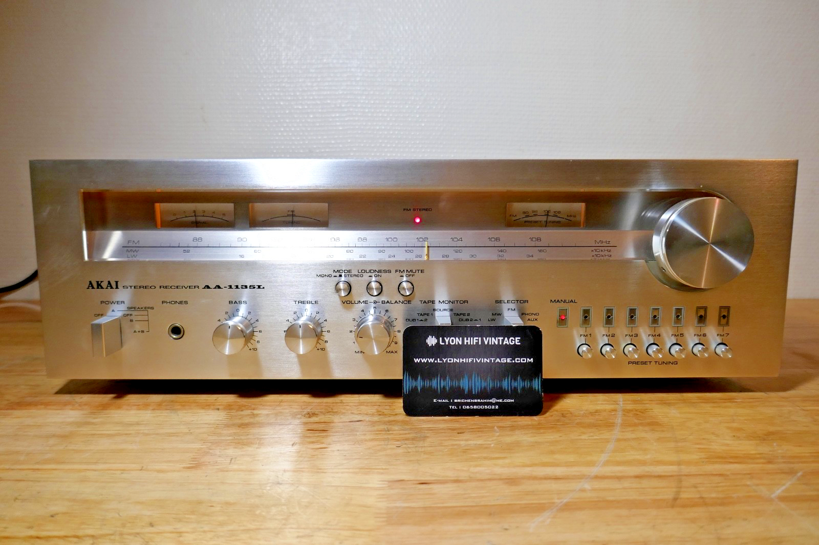 amplificateur amplifier AKAI AA-1135L vintage occasion