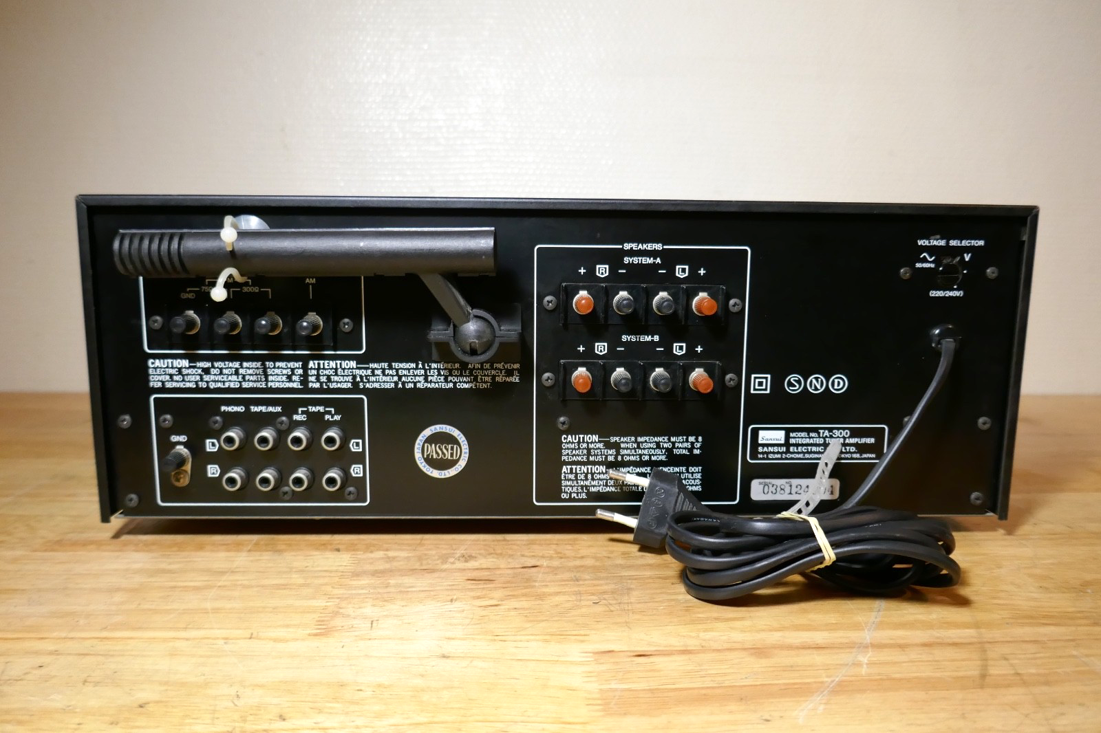 amplificateur amplifier sansui ta-300 vintage occasion