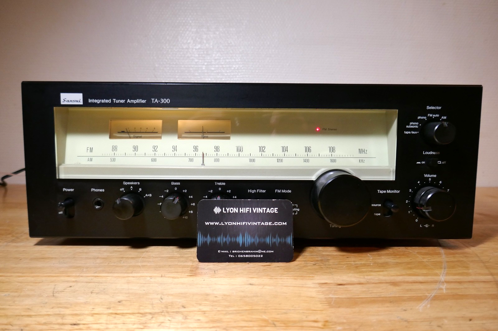 amplificateur amplifier sansui ta-300 vintage occasion