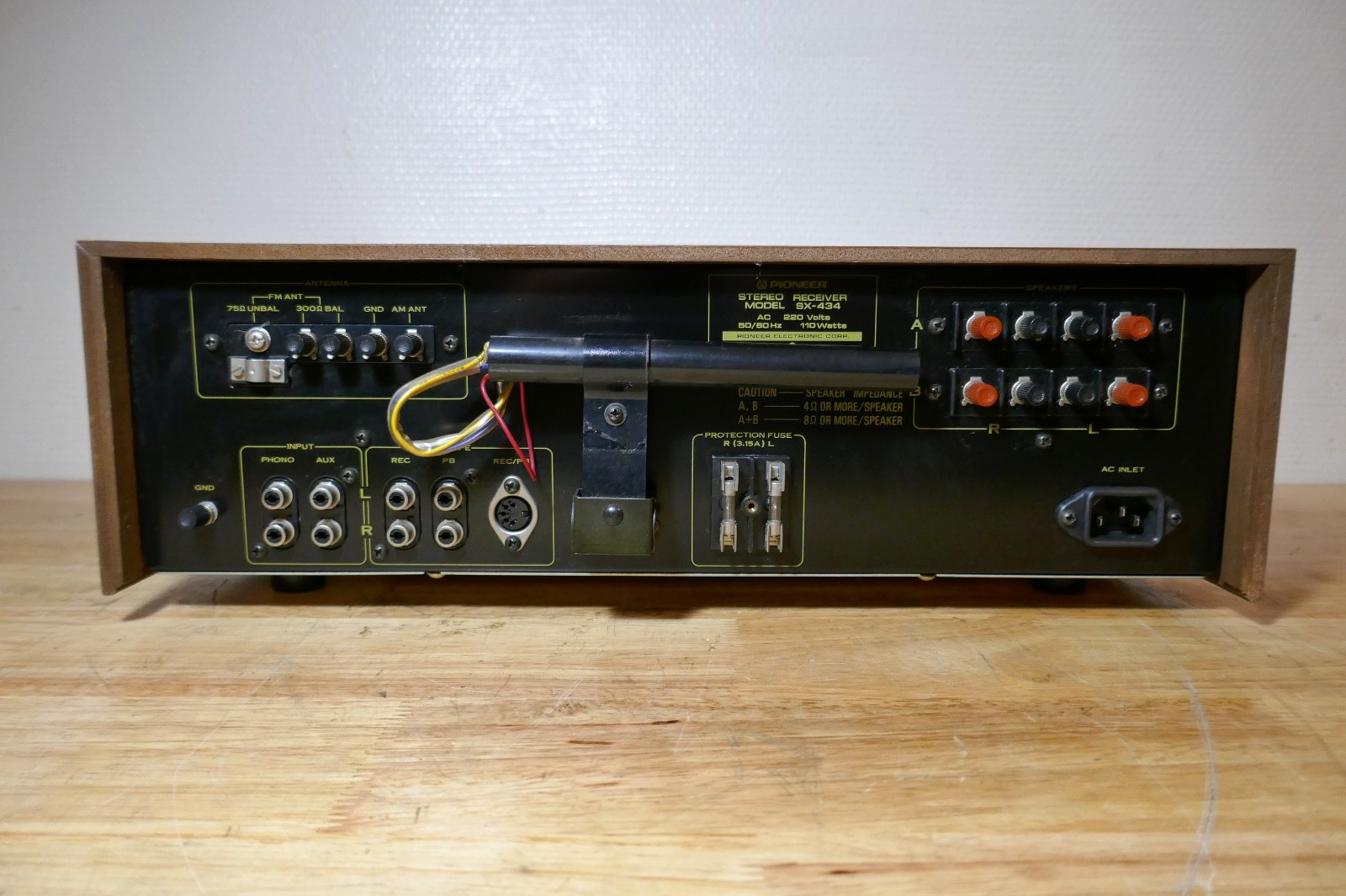 Amplificateur Intégré Pioneer SX-434 – Révisé – Vintage – Entrées Phono, AUX, FM