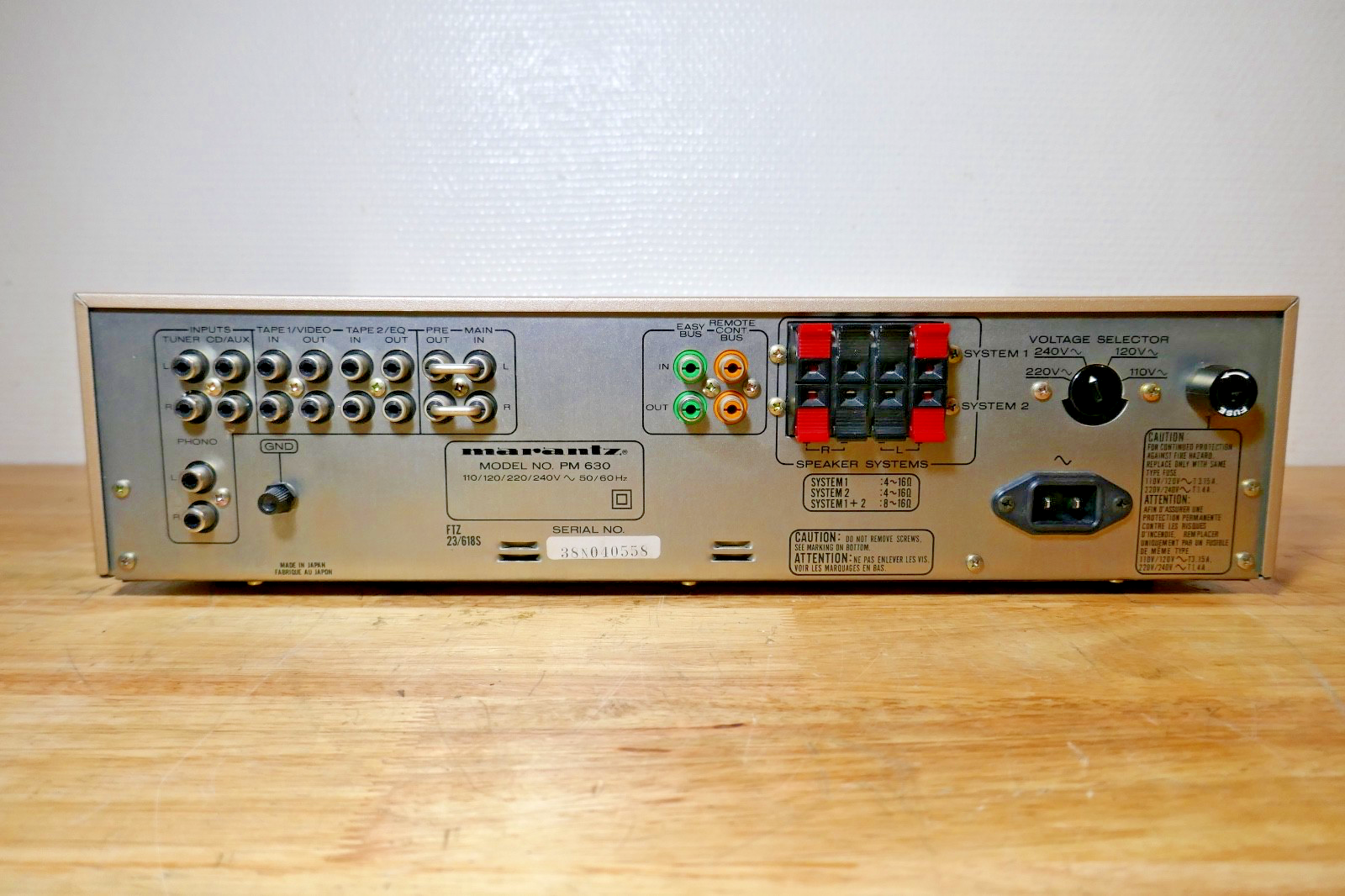 amplificateur amplifier marantz pm 630 vintage occasion
