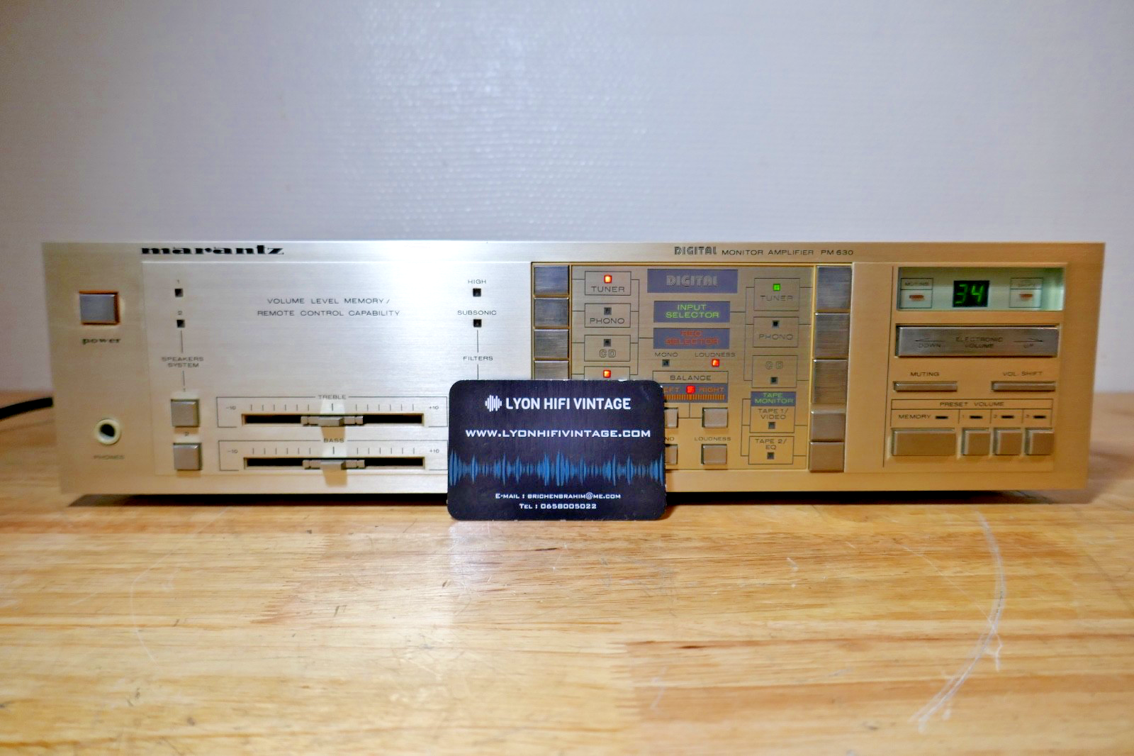 amplificateur amplifier marantz pm 630 vintage occasion