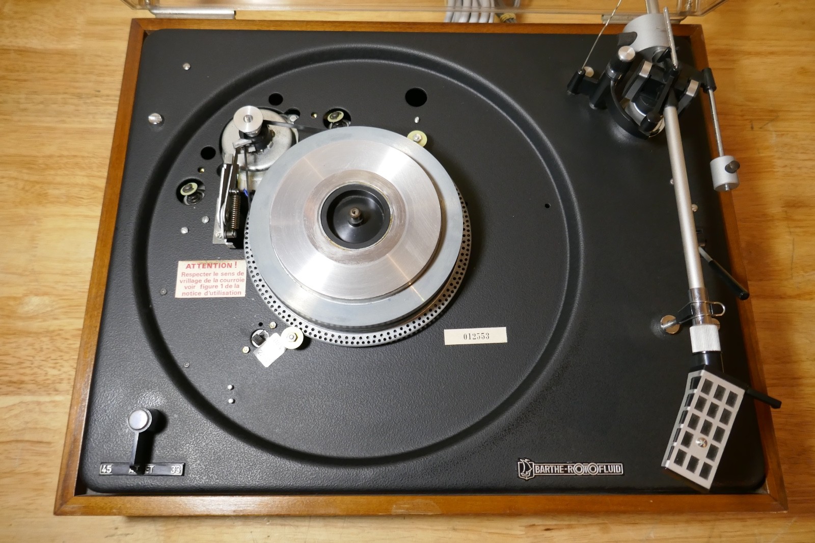 Platine Vinyle Barthe Amphi 10 - Très Rare - Occasion - Audiophile