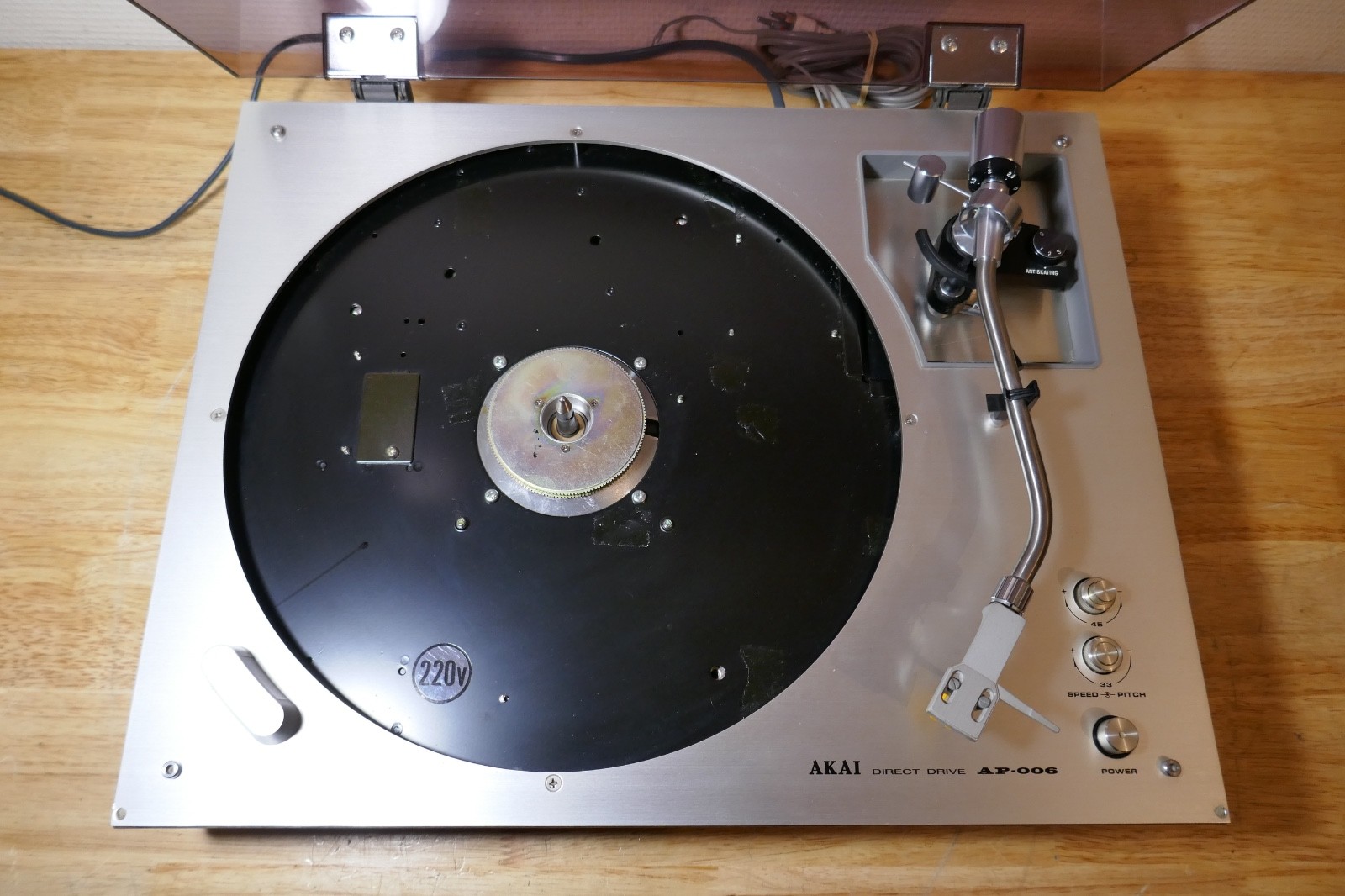 platine vinyle turntable akai ap-006 vintage occasion