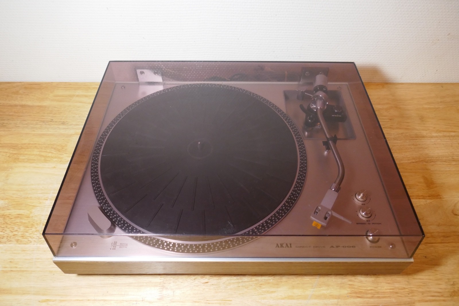 platine vinyle turntable akai ap-006 vintage occasion