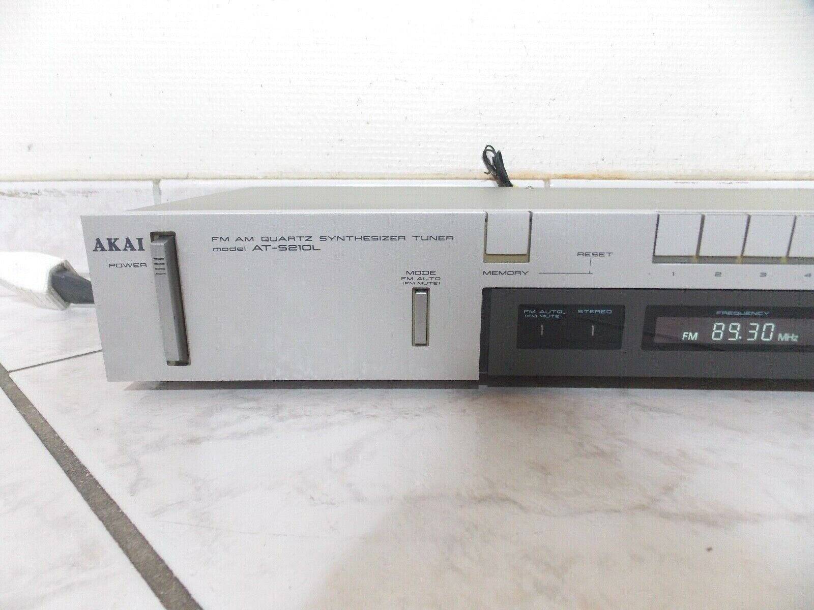 tuner radio akai AT-S210L vintage occasion