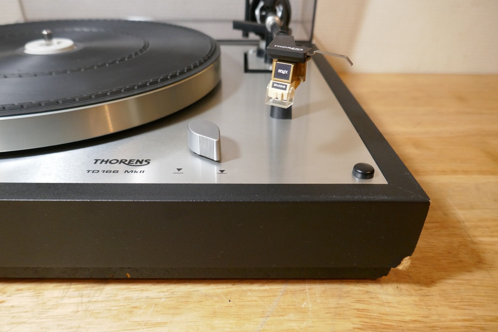 platine vinyle turntable Thorens td 166 mkII vintage occasion
