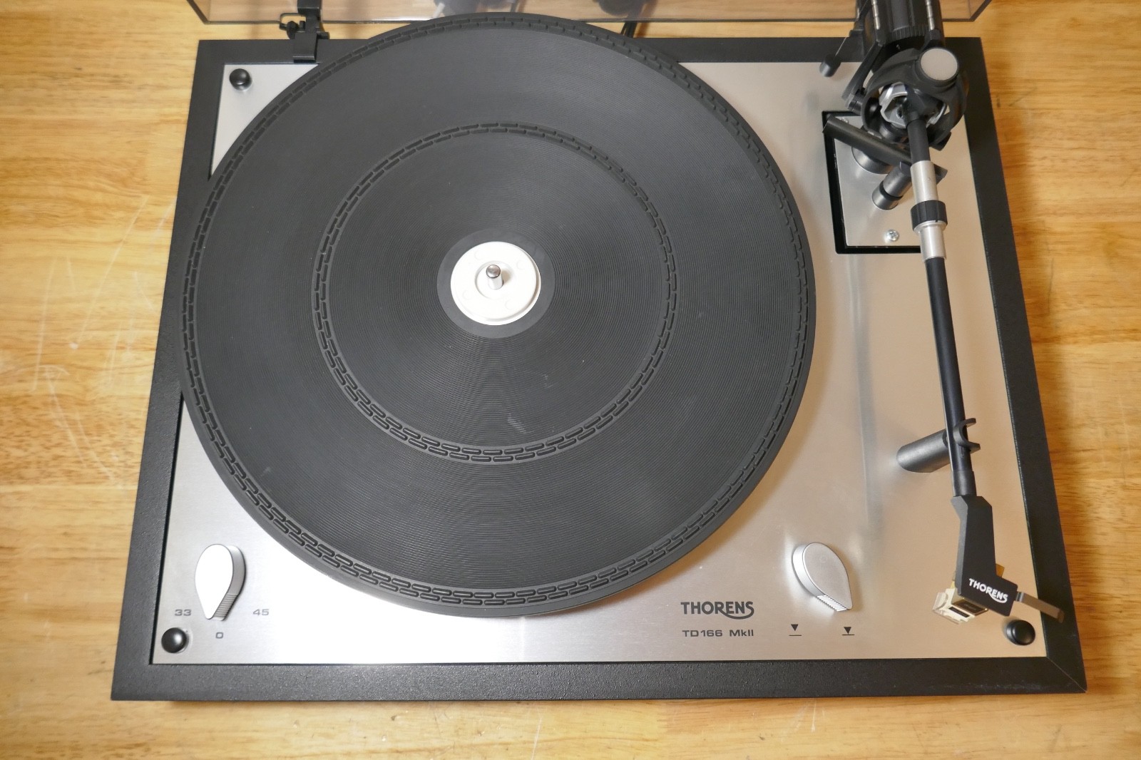 platine vinyle turntable Thorens td 166 mkII vintage occasion