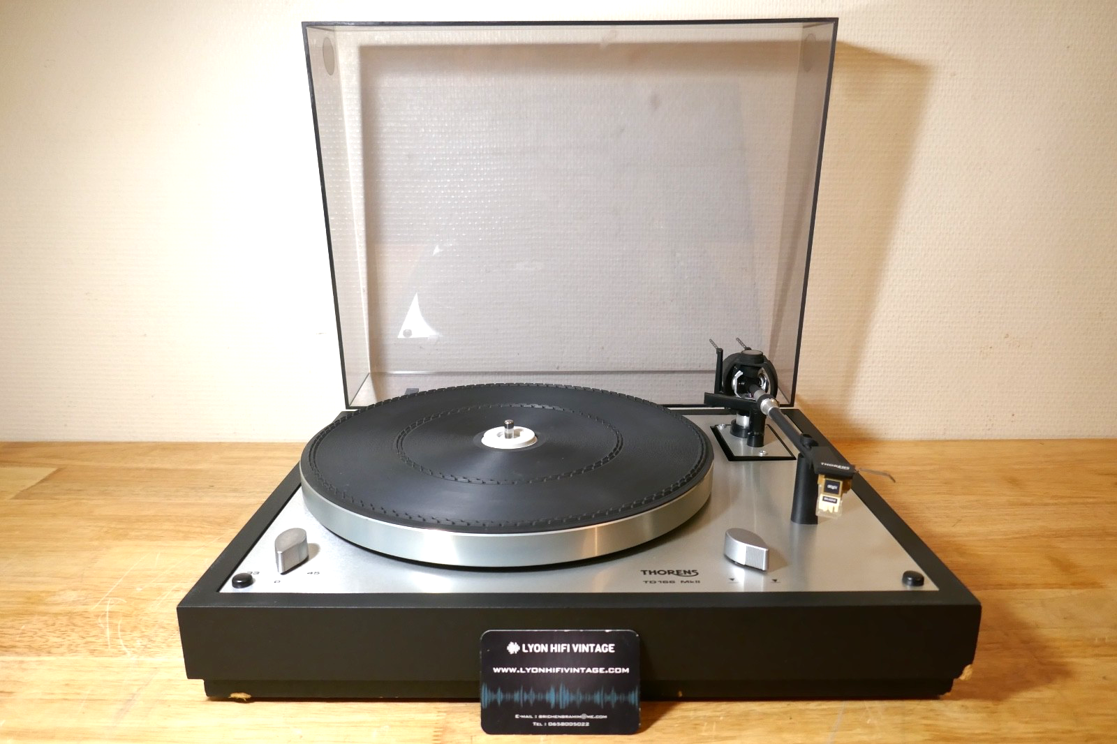 platine vinyle turntable Thorens td 166 mkII vintage occasion