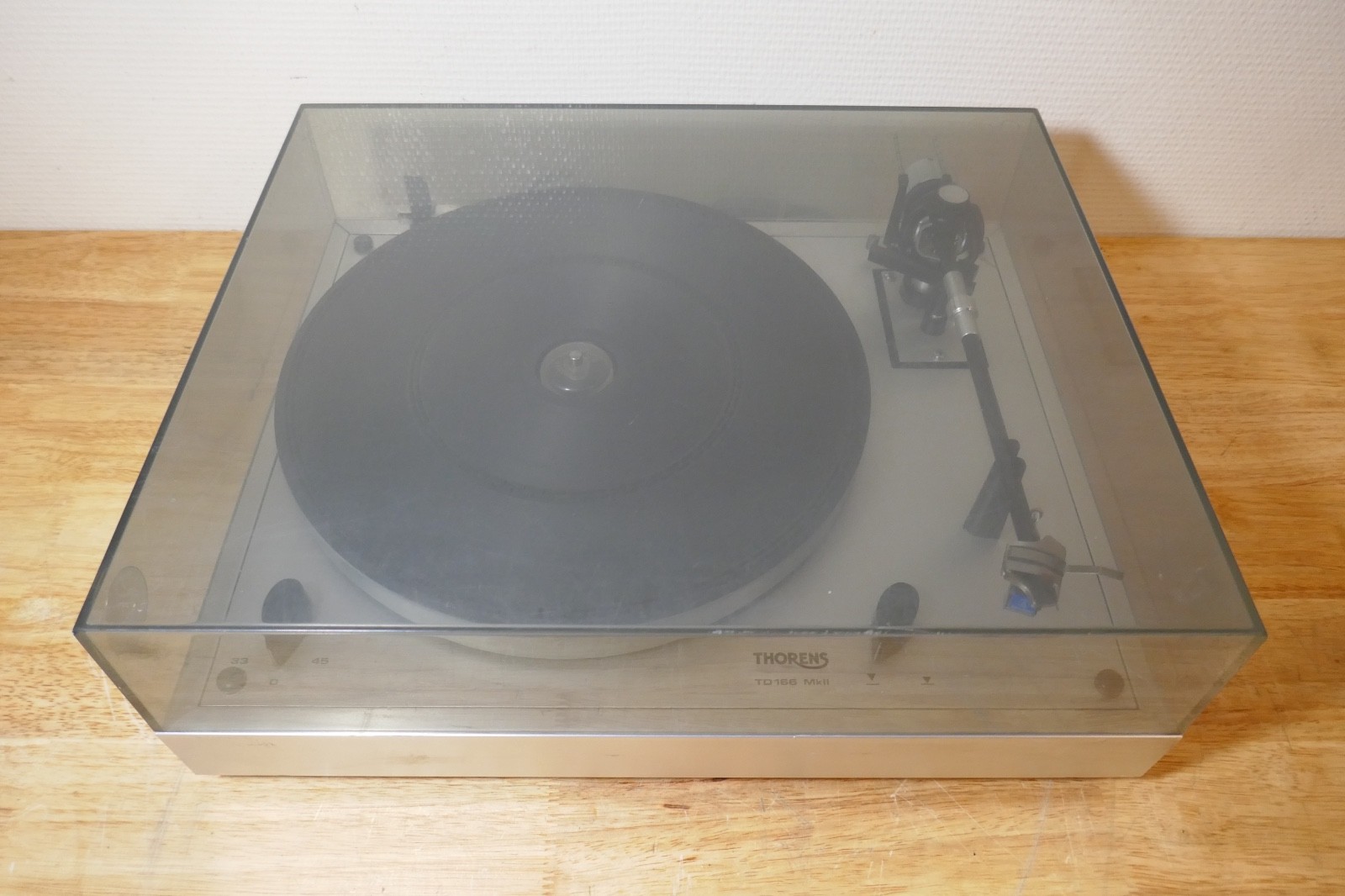 platine vinyle turntable Thorens td 166 mkII vintage occasion