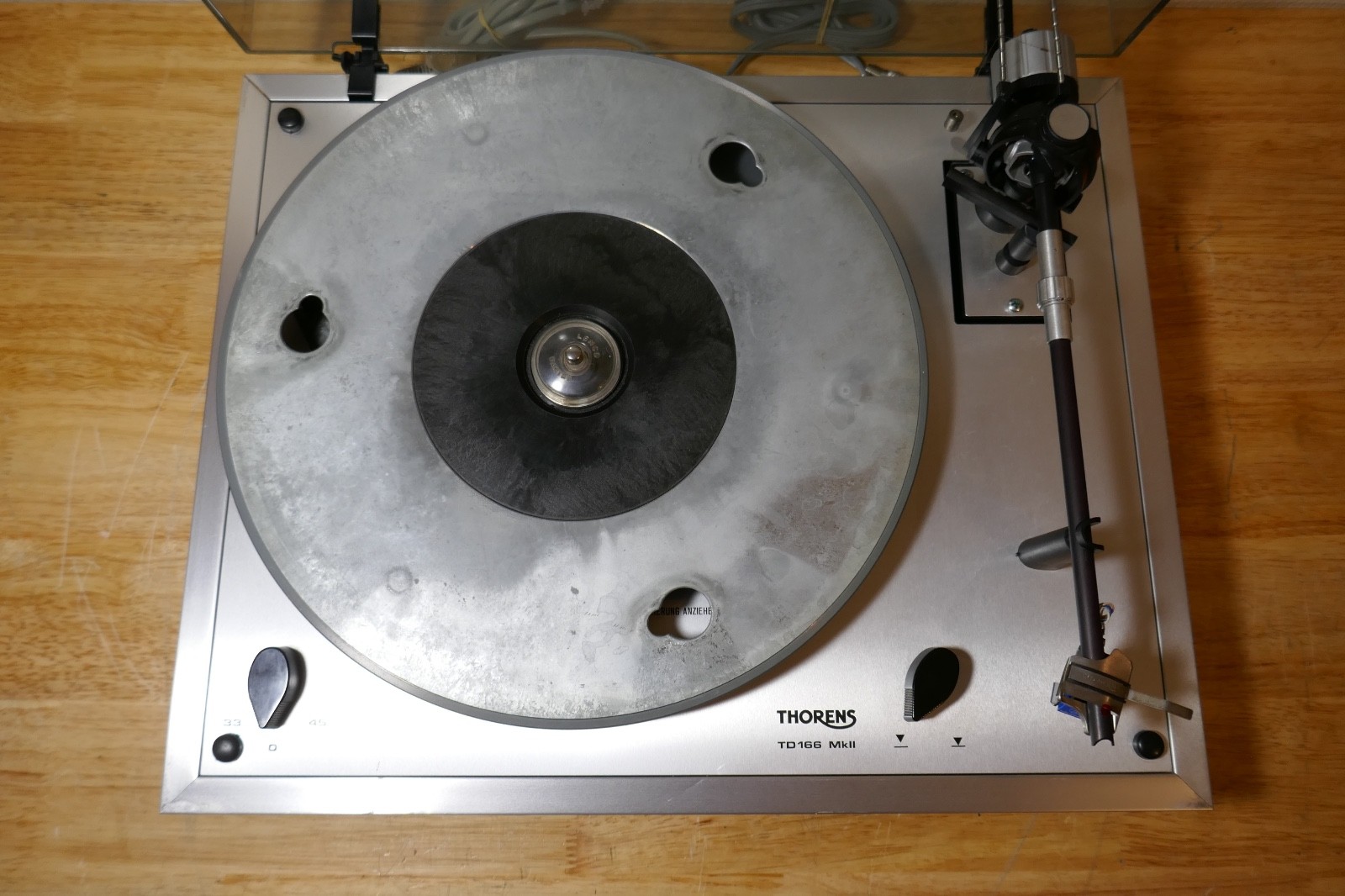 platine vinyle turntable Thorens td 166 mkII vintage occasion