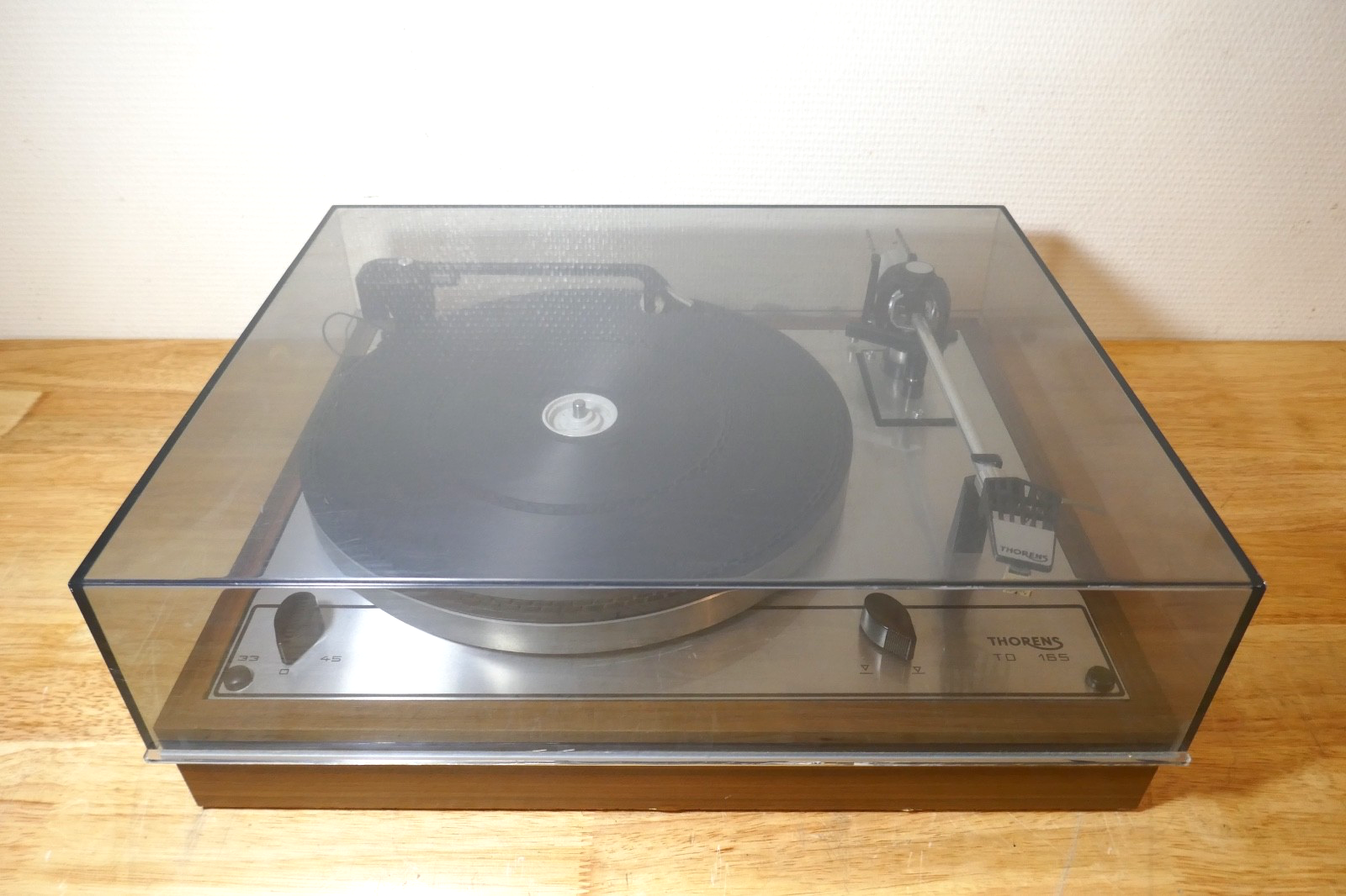 platine vinyle turntable Thorens td 165 vintage occasion
