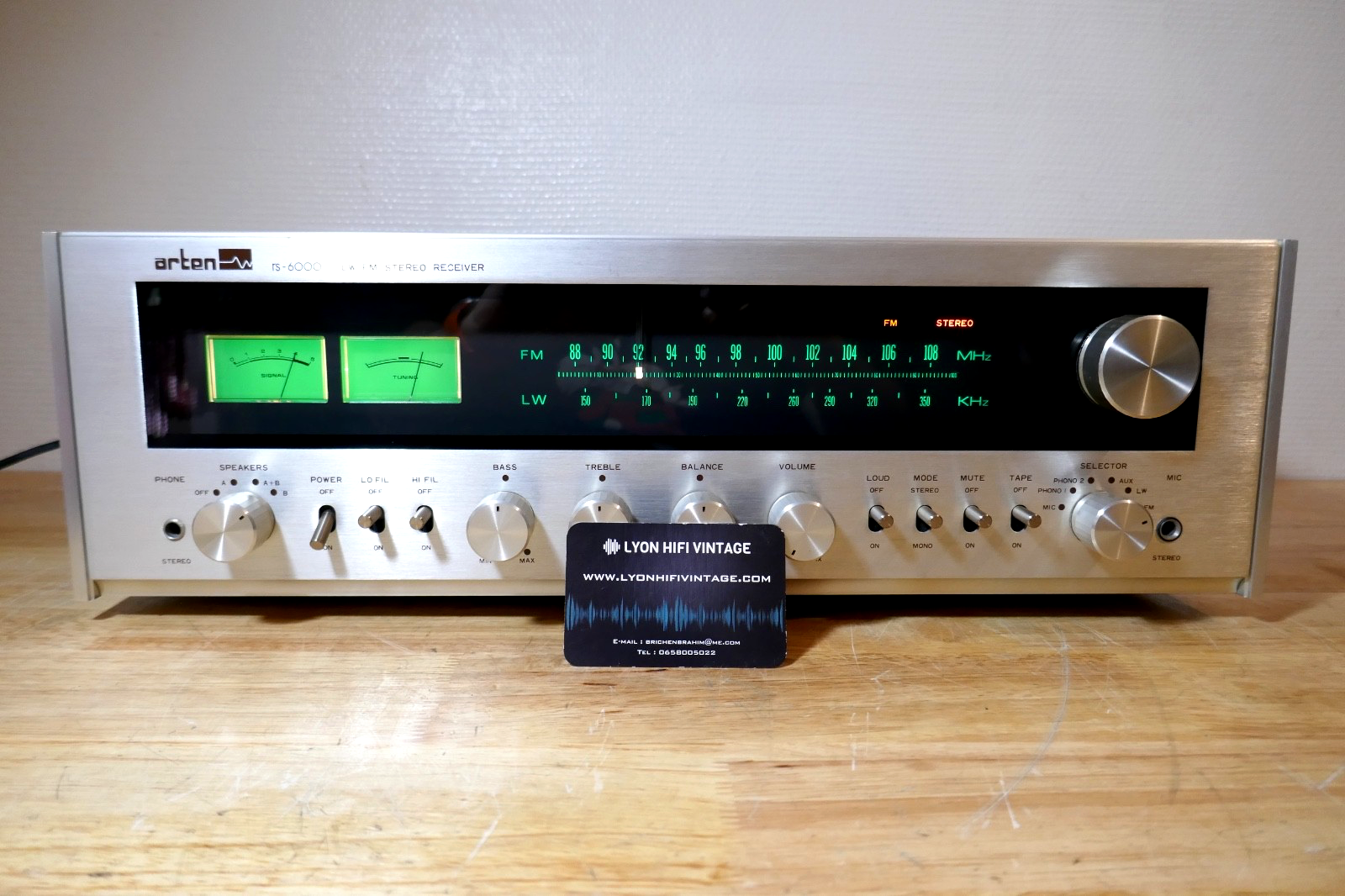 amplificateur amplifier arten rs-6000 vintage occasion