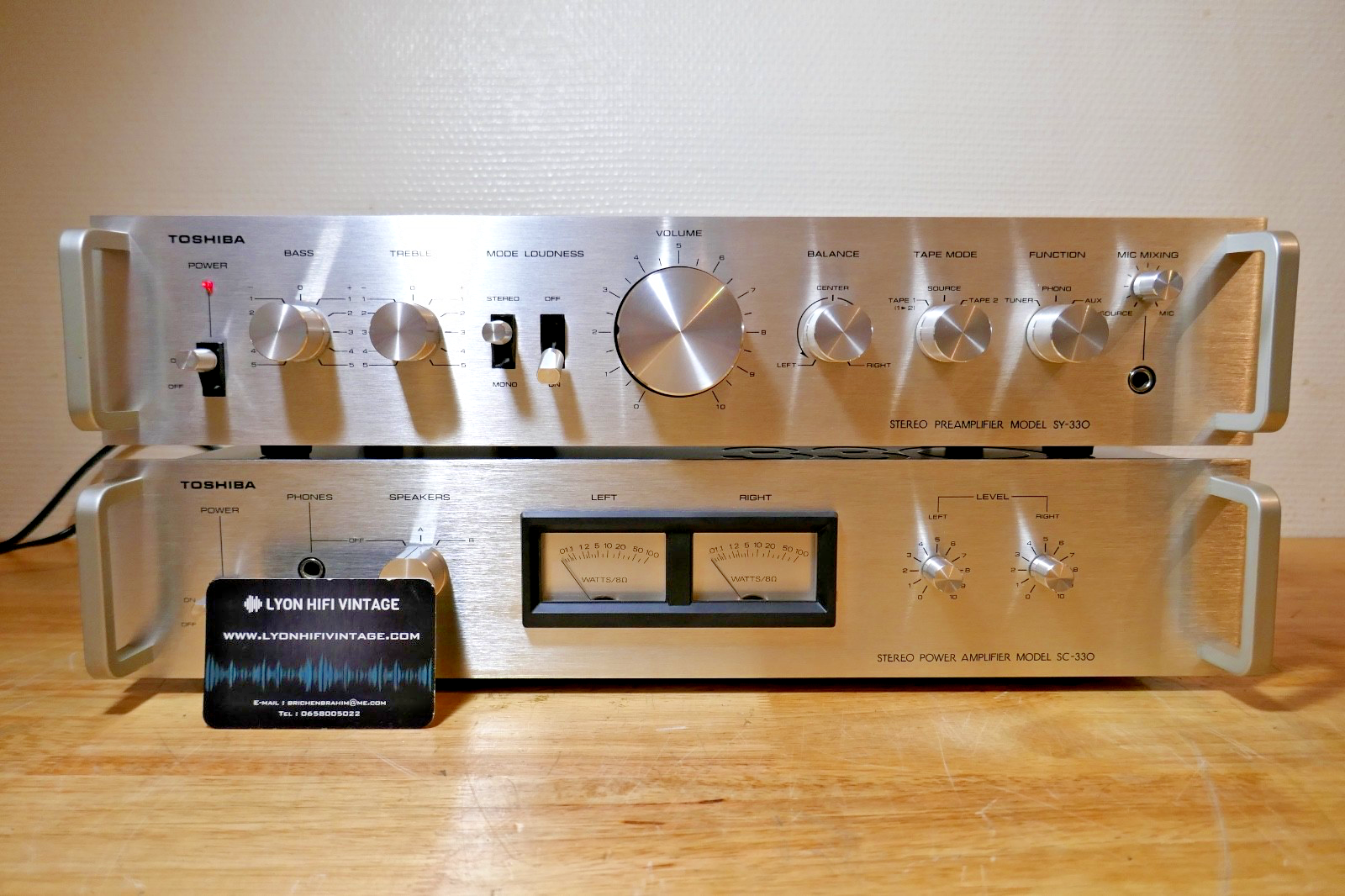 amplificateur amplifier Toshiba SY-330 SC-330 vintage occasion