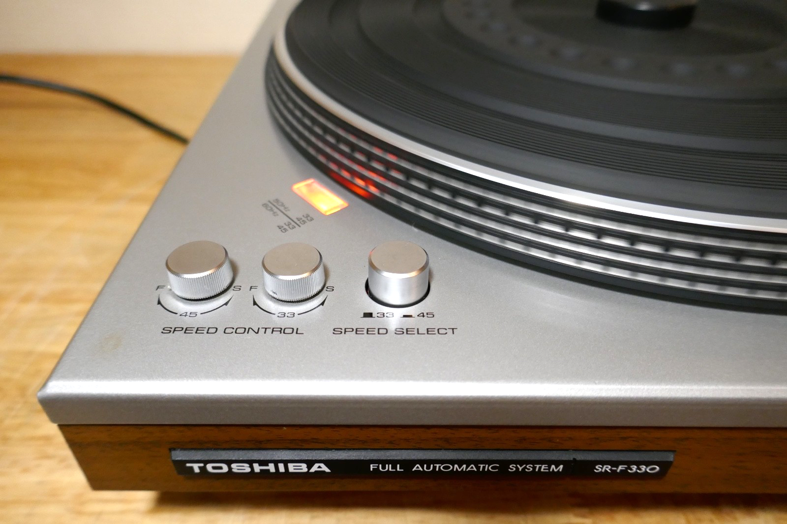 platine vinyle turntable toshiba sr-f330 vintage occasion