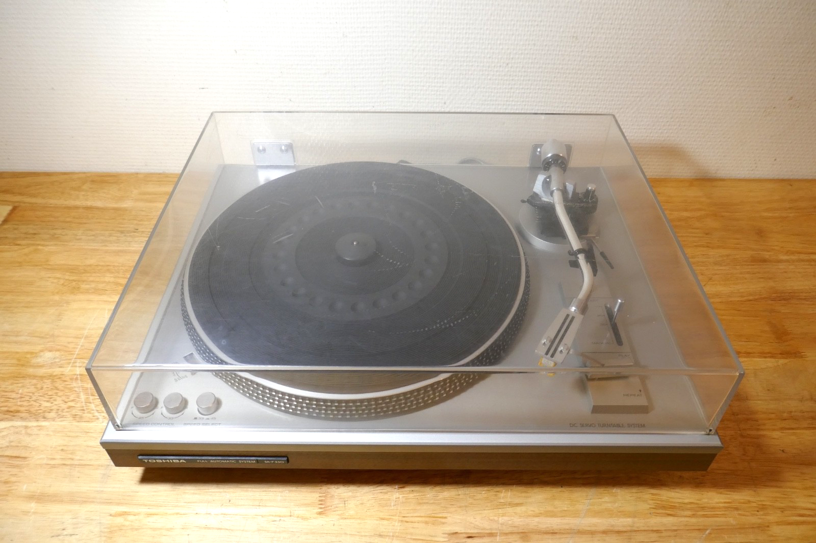 platine vinyle turntable toshiba sr-f330 vintage occasion