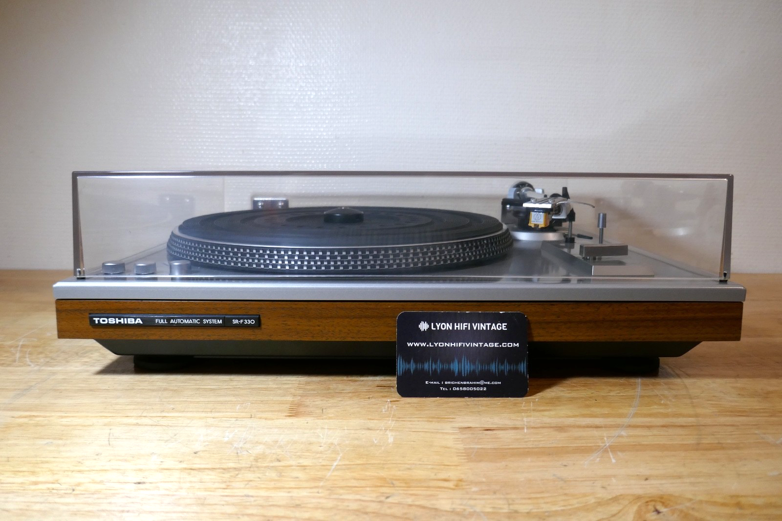 platine vinyle turntable toshiba sr-f330 vintage occasion