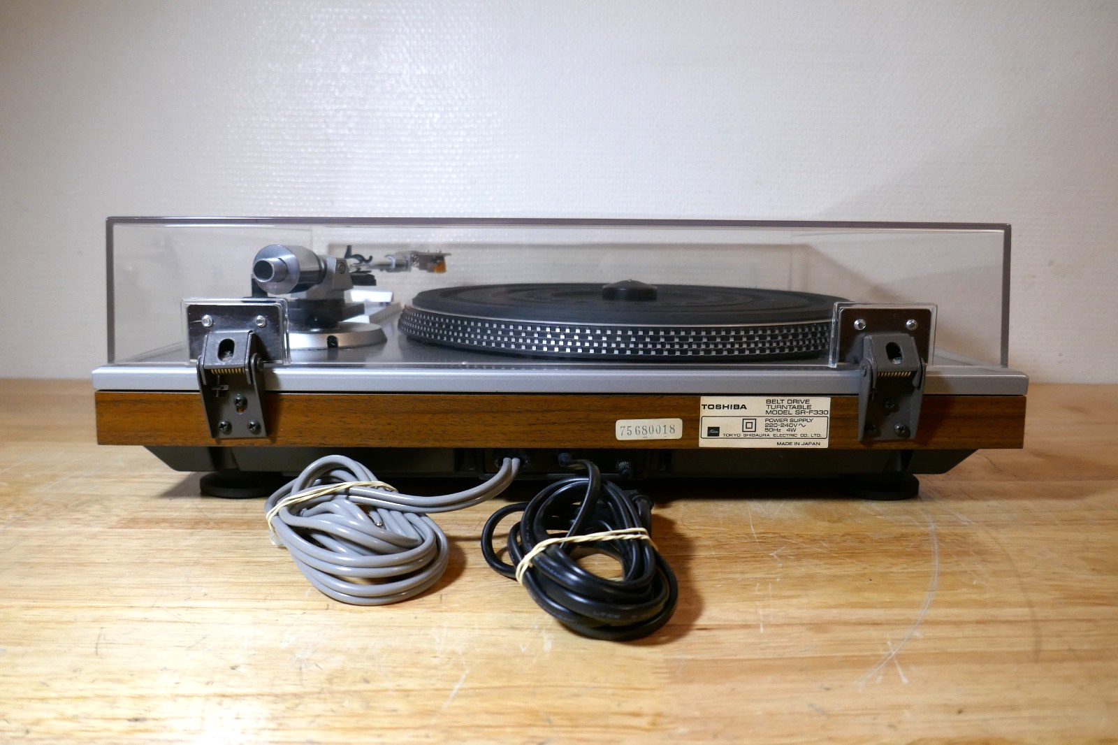 platine vinyle turntable toshiba sr-f330 vintage occasion