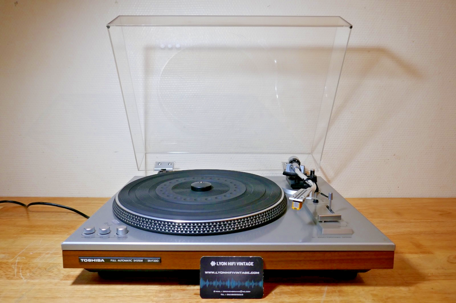 platine vinyle turntable toshiba sr-f330 vintage occasion