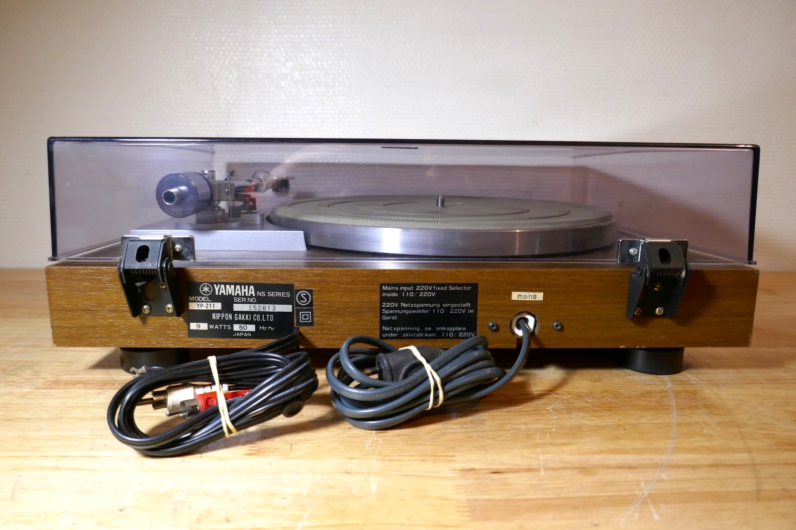 platine vinyle turntable yamaha yp-211 vintage occasion