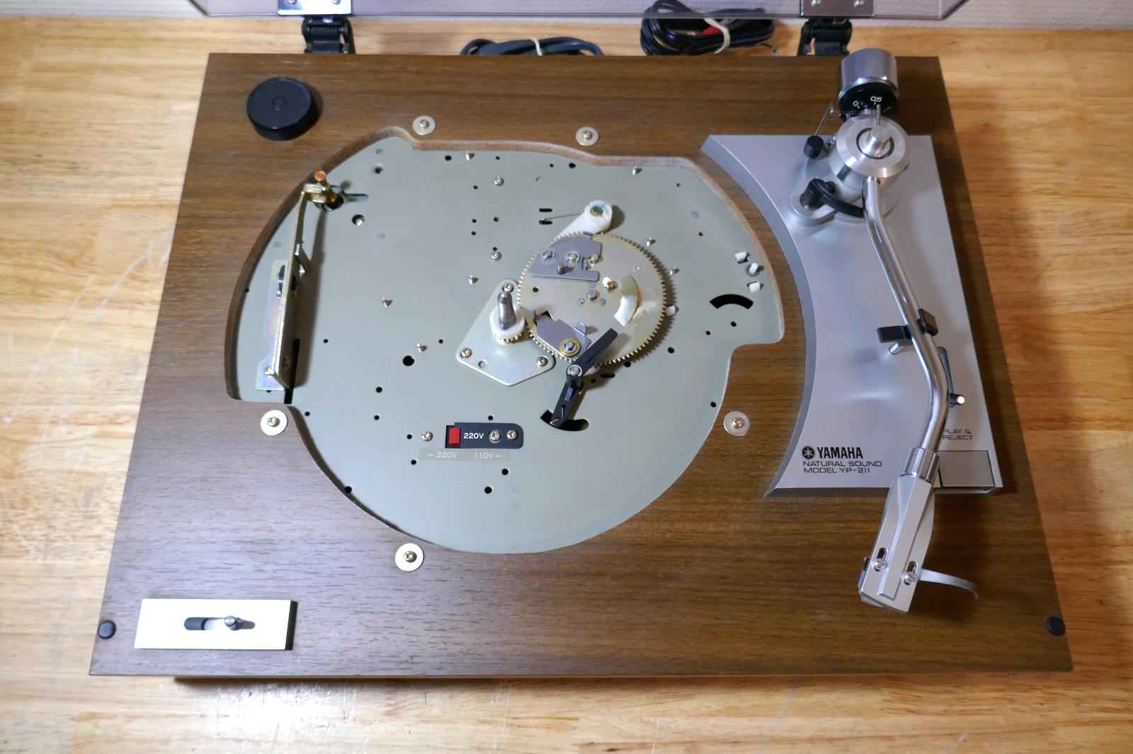 platine vinyle turntable yamaha yp-211 vintage occasion