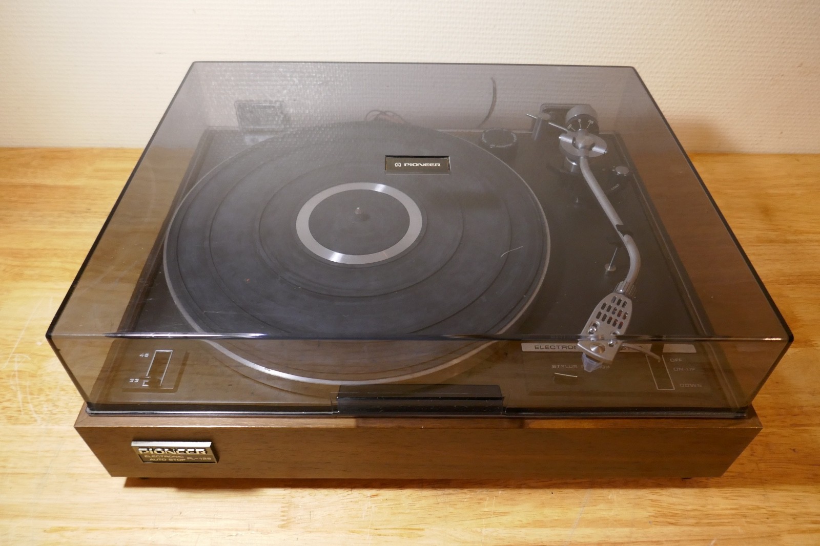 platine vinyle turntable pioneer pl-12s vintage occasion