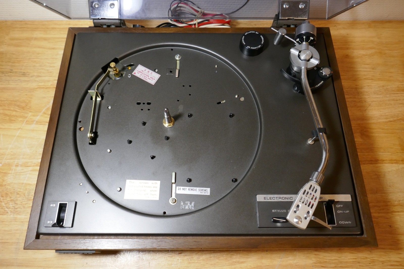 platine vinyle turntable pioneer pl-12s vintage occasion