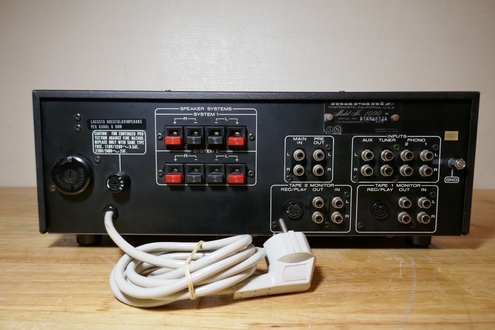 chaine hifi set up Marantz 1090 2100L 5010B vintage occasion