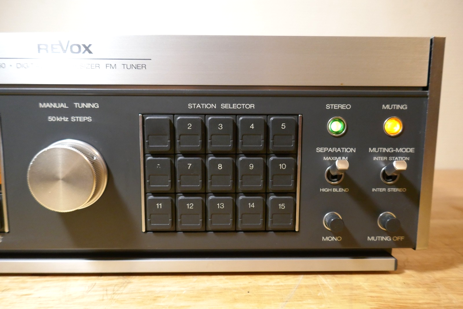tuner radio revox b 760 vintage occasion